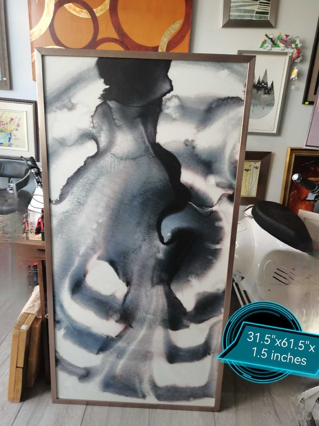 Large Painting 31.5x61.5 inches, two way hanging