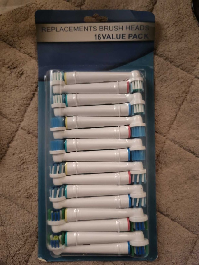 Replacement Brush Heads 16 oral B