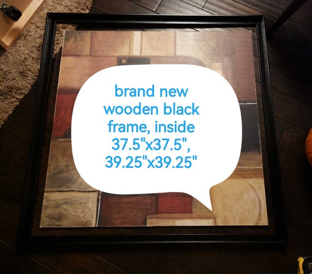 Wooden Black Frame brand new