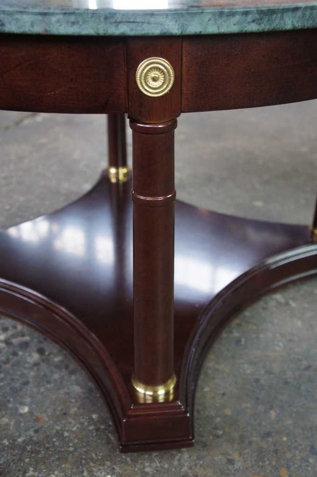 Marble Coffee Table the BOMBAY company empire style - photo 4