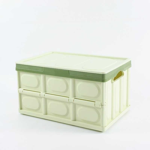 Collapsible Storage Box, lime green/light blue - photo 2