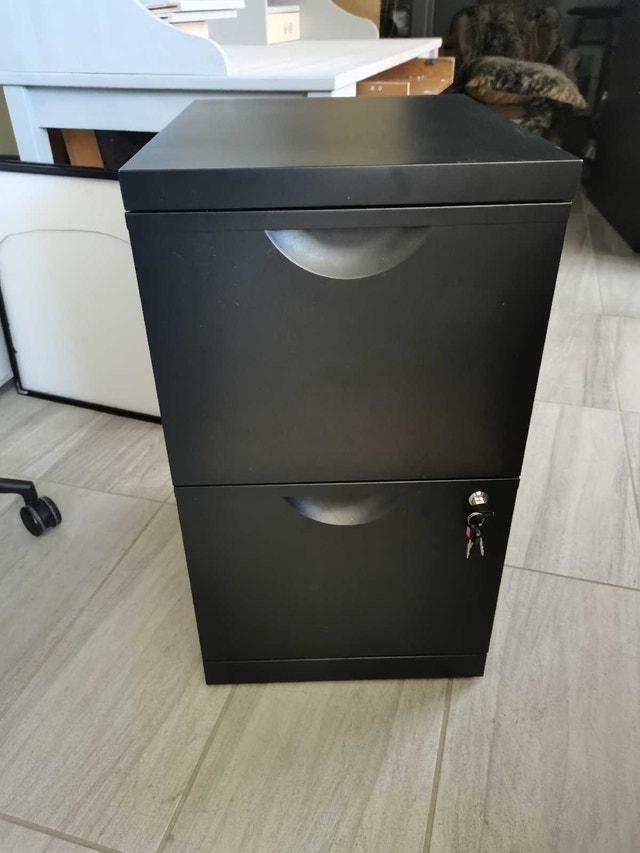 metal professional Filing Cabinet 4 keys & 10 folders