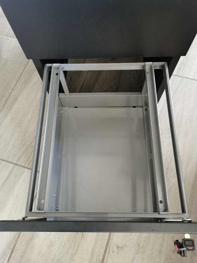 metal professional Filing Cabinet 4 keys & 10 folders - photo 4