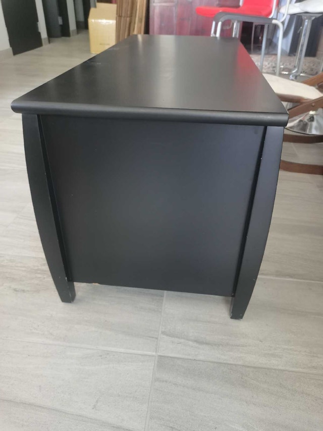 Black TV Stand, excellent condition - photo 2