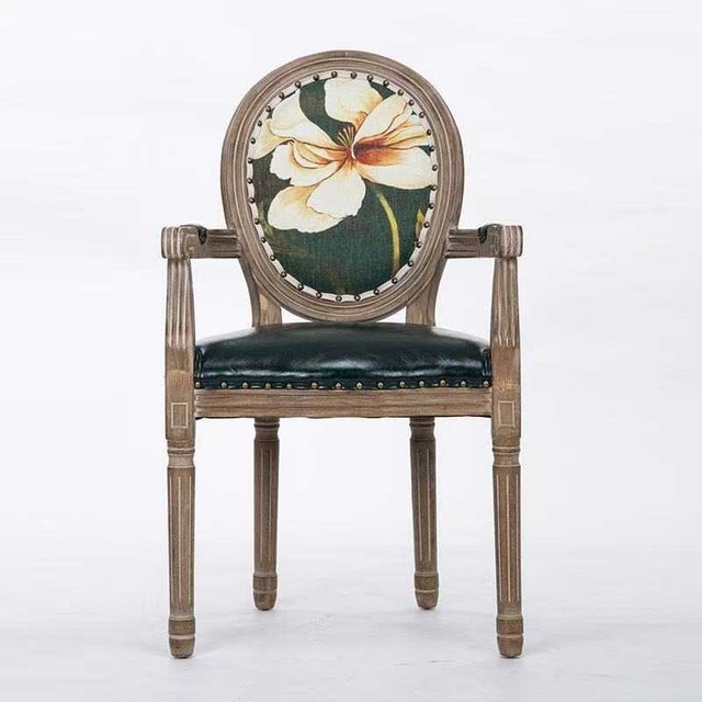 european Floral dining Chairs