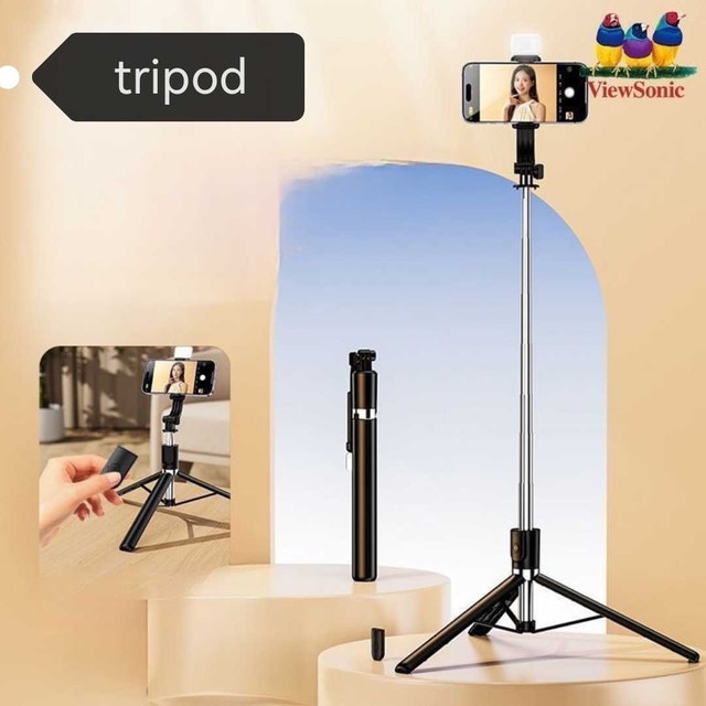 Selfie Stick Tripod handheld,light, remote - photo 2