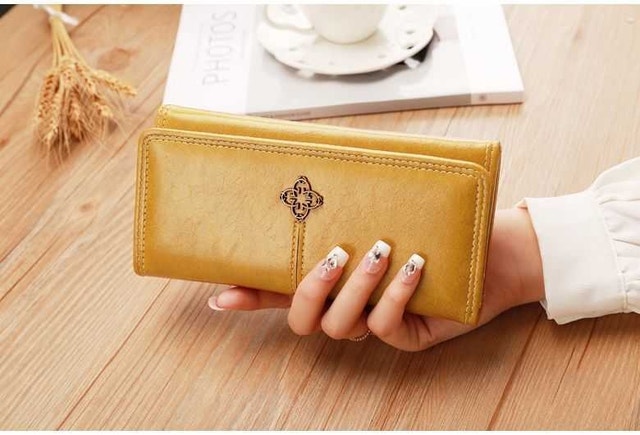 Wallet woman new mud yellow