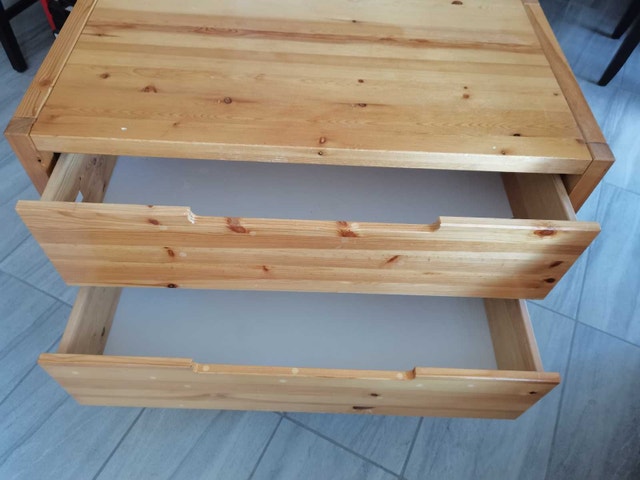 Solid Wood 3-Drawer Chest - photo 2