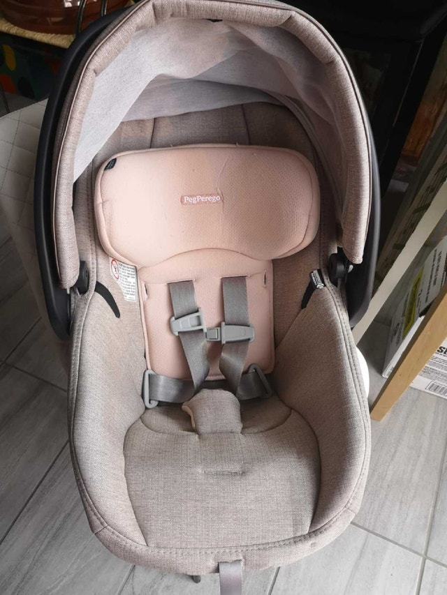 Peg Perego Car Seat 4-35 lb rear facing,made in italy,good 2028