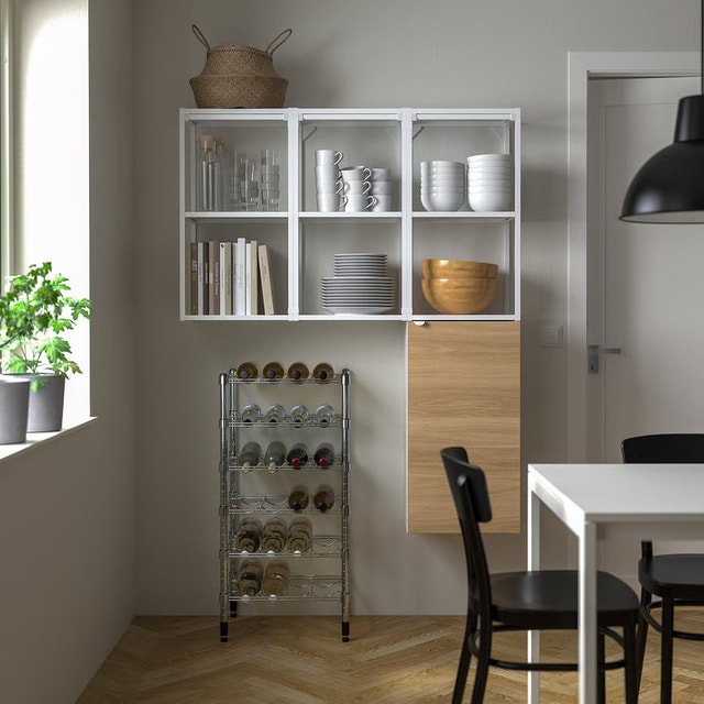 OMAR Bottle shelving unit, galvanized - photo 3