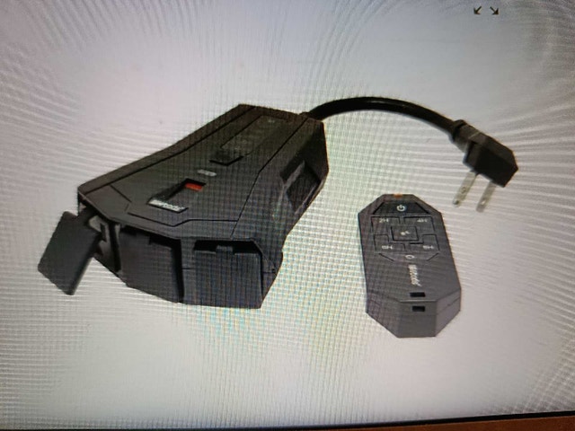 Woods Remote Control Timer with Photocell 3 Plug
