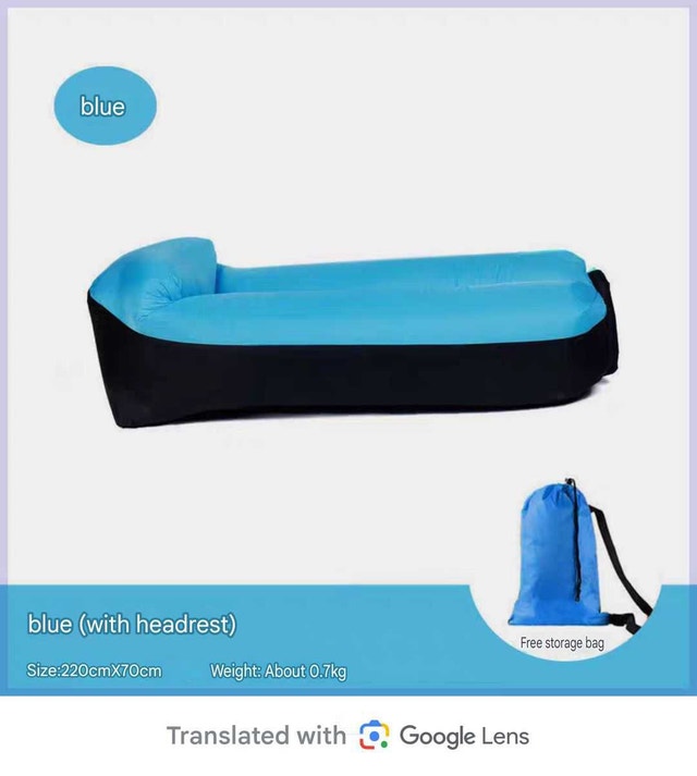 Outdoor inflatable sofa bed portable