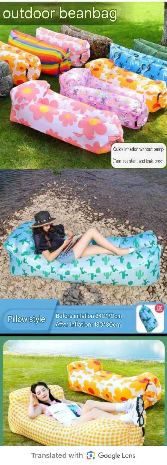Outdoor inflatable sofa bed portable - photo 5