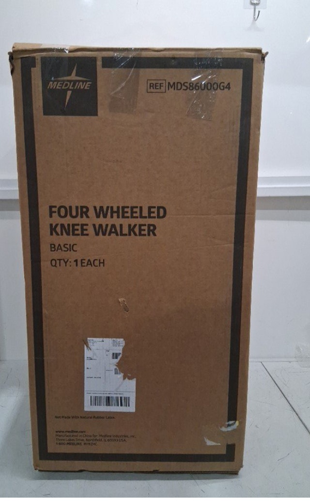 MEDLINE GENERATION 4 BASIC 4-WHEELED KNEE WALKER - 300LB MAX - photo 2