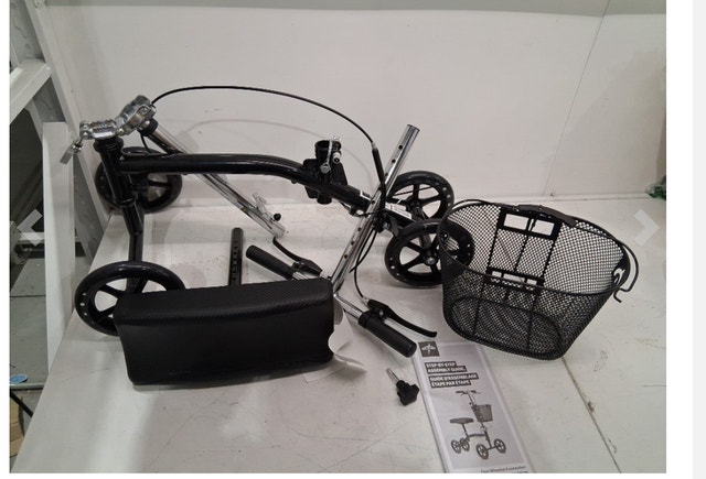 MEDLINE GENERATION 4 BASIC 4-WHEELED KNEE WALKER - 300LB MAX - photo 3