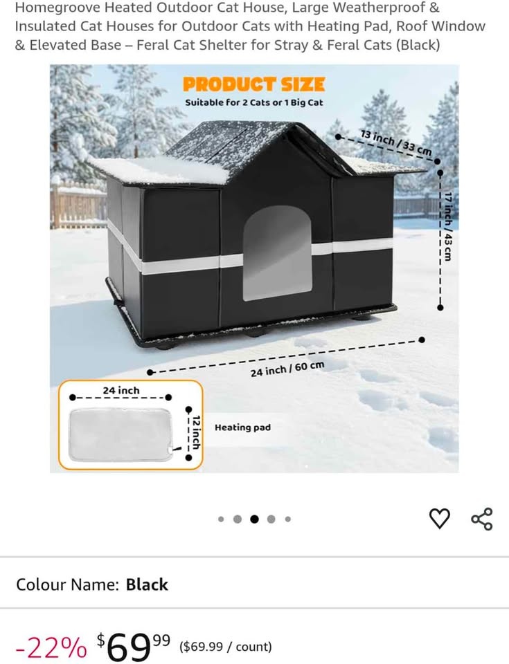 Heated Cat Shelter - New - photo 3