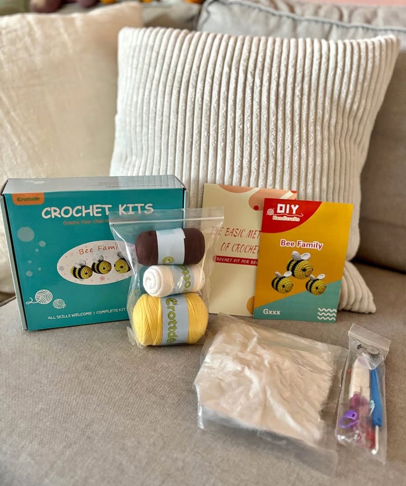 New Crochet Kit - Bee Family Craft