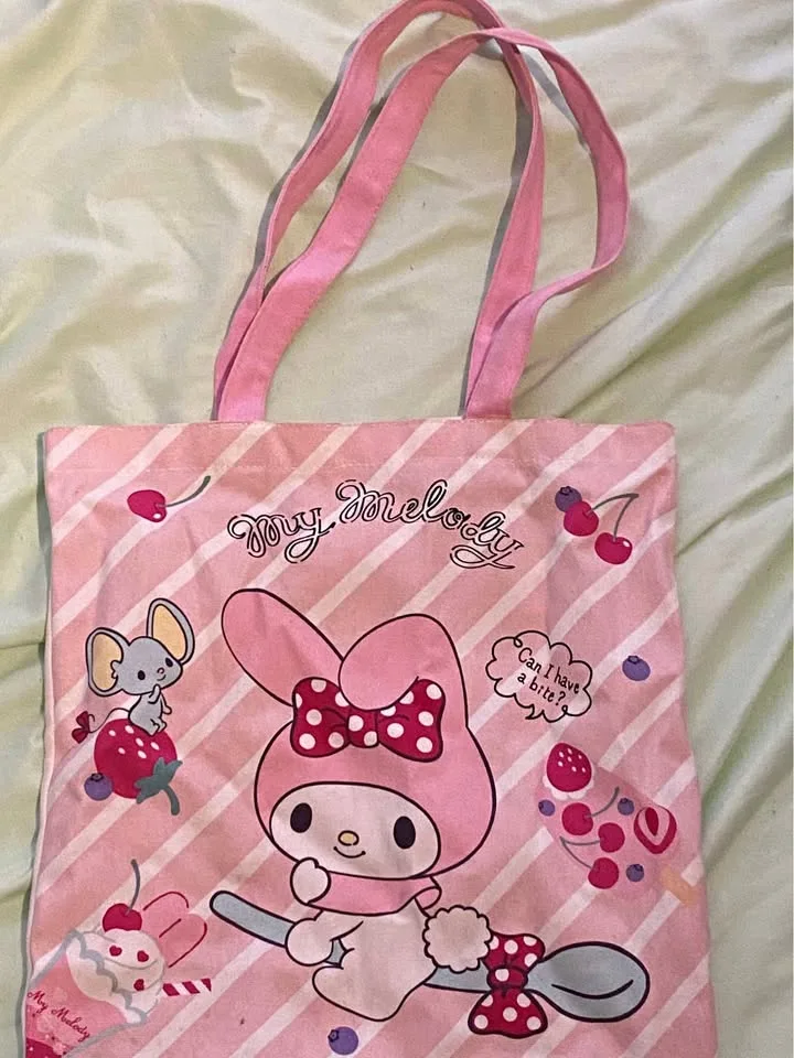 My Melody Miniso Tote Bag - NEED GONE ASAP thumbnail