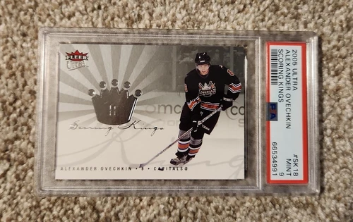 2005-2006 Ultra Fleer Scoring Kings Alexander Ovechkin PSA 9 Roo