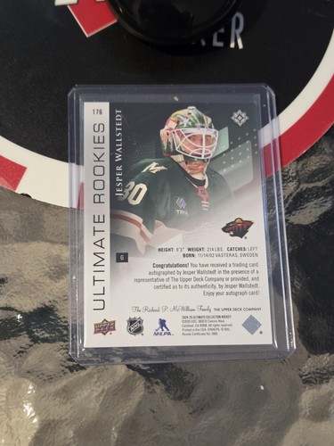 2024-25 Upper Deck Ultimate Collection Rookie Auto 35/299 Jesper - photo 2