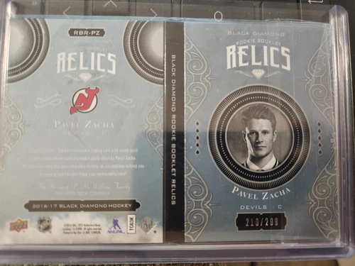 2016 Upper Deck Pavel Zacha Rookie Booklet /299 - photo 2