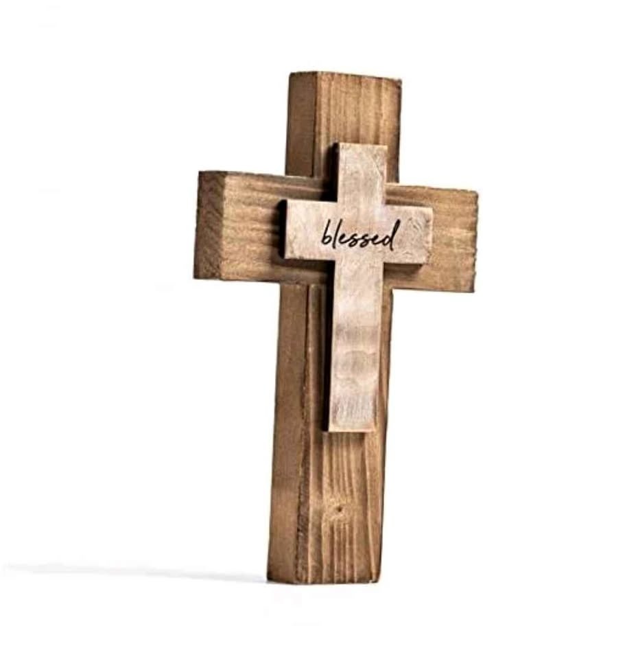 Wall Wooden Cross Blessed Gift pack