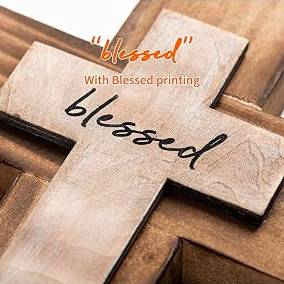 Wall Wooden Cross Blessed Gift pack - photo 3