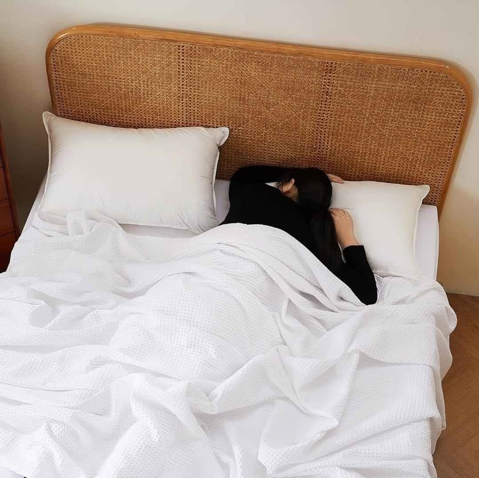 Queen and King size 100% Premium cotton waffle blanket - photo 2
