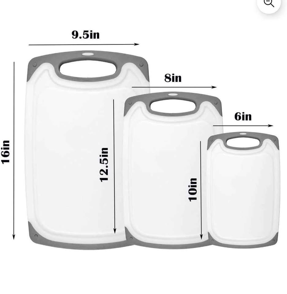 3 PC's kitchen Cutting Board ( Brand new ) with the Kitchen knif - photo 2