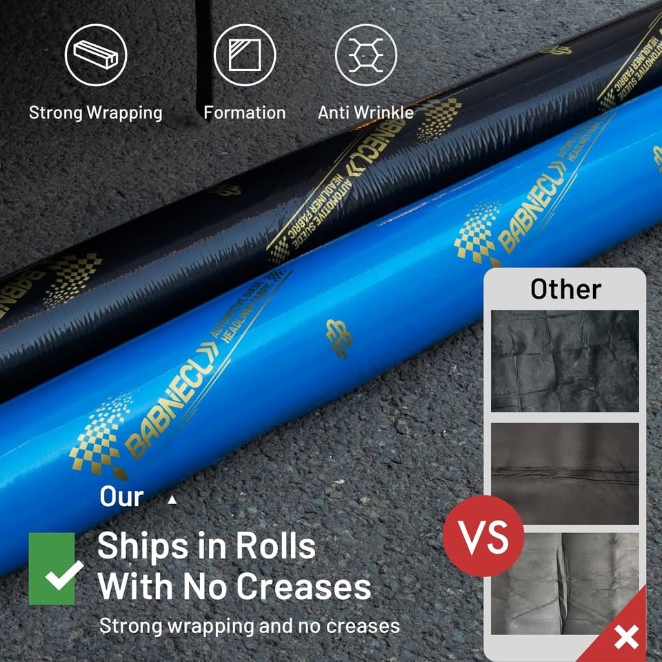 Auto Headliner Fabric 96" L 60" W Mesh Type - photo 2