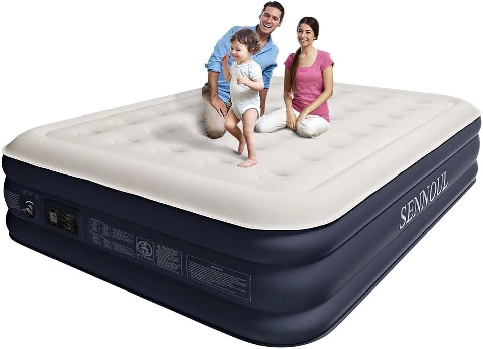 Air Mattress Queen with Built in Pump - Upgraded