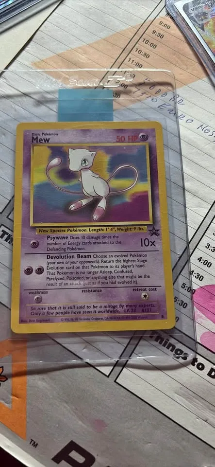 Mew Black Star Promo 8 MN thumbnail