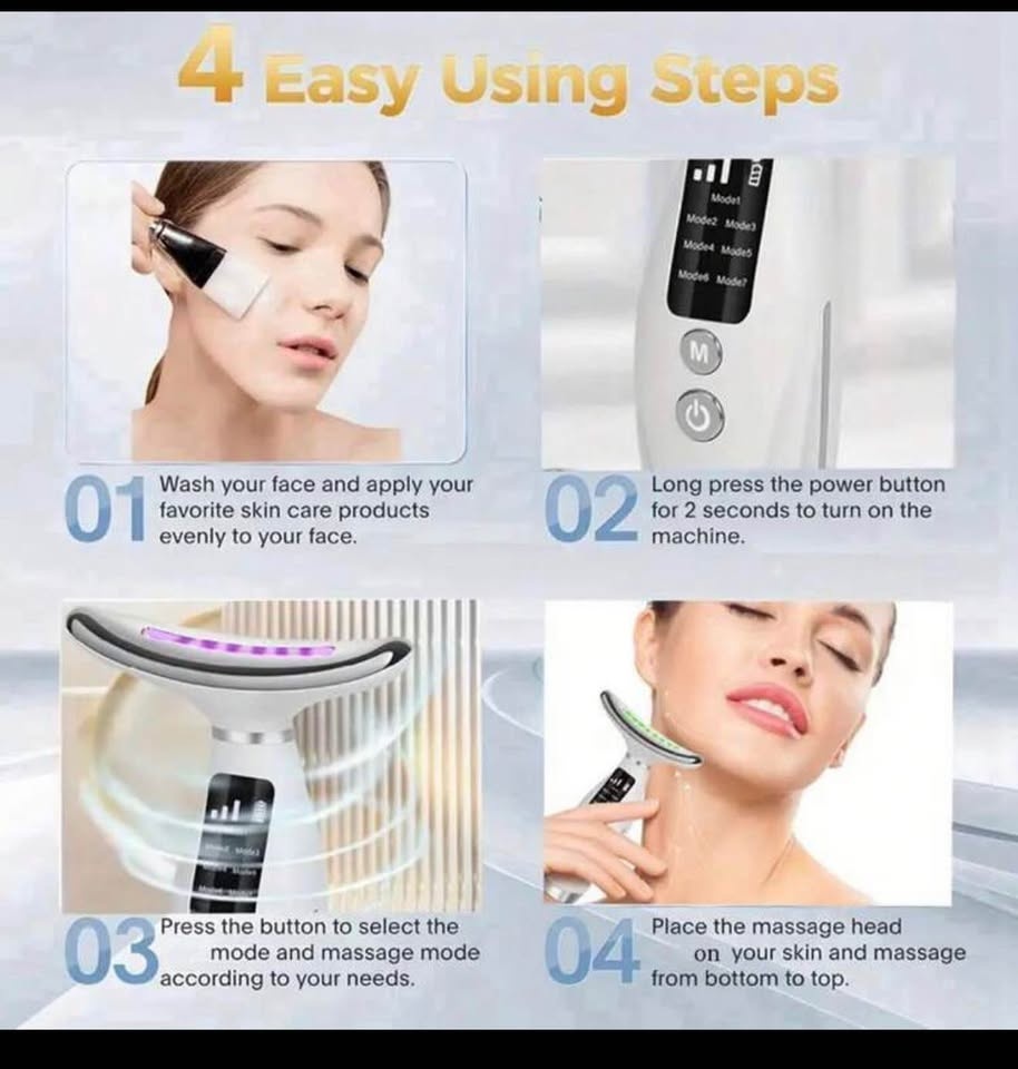 7-Color Portable Facial Massager - photo 2