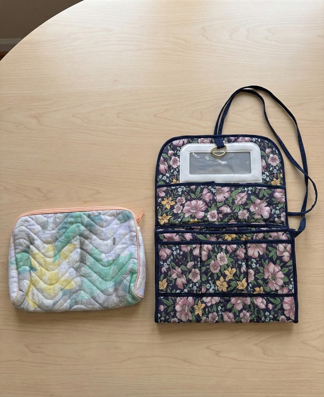 2-Piece Cosmetic/Toiletry Bag Set