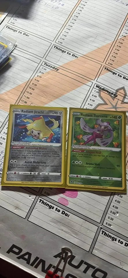 Radiant Jirachi/Tsareena MINT thumbnail