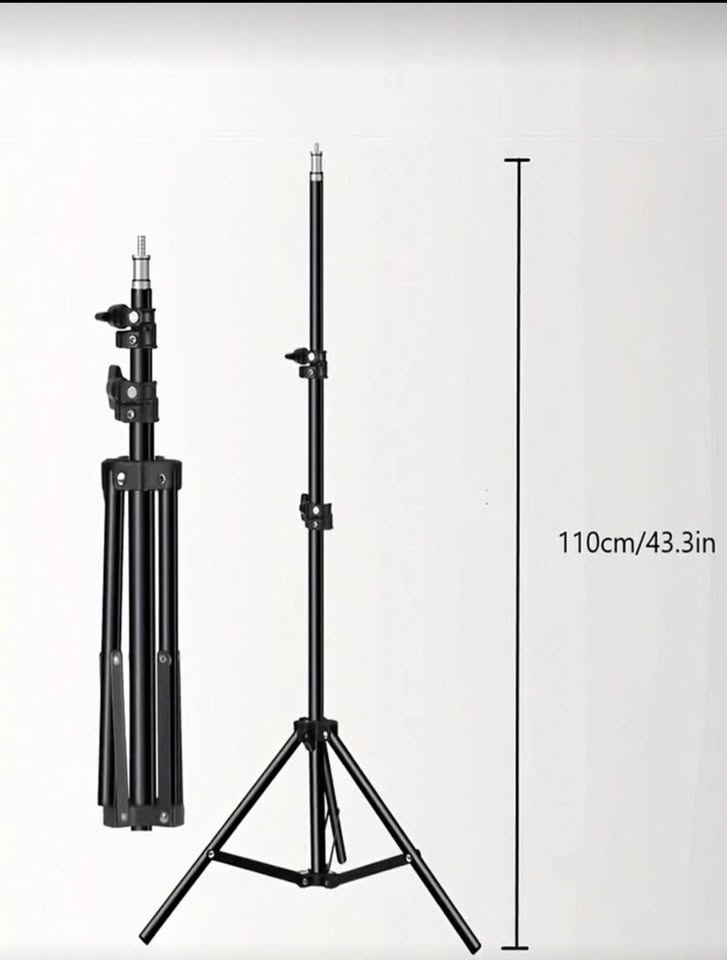 110cm LED Ring Light with Phone Holder & Tripod - photo 2
