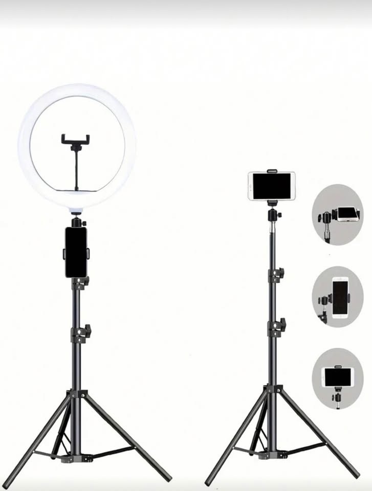 110cm LED Ring Light with Phone Holder & Tripod - photo 3