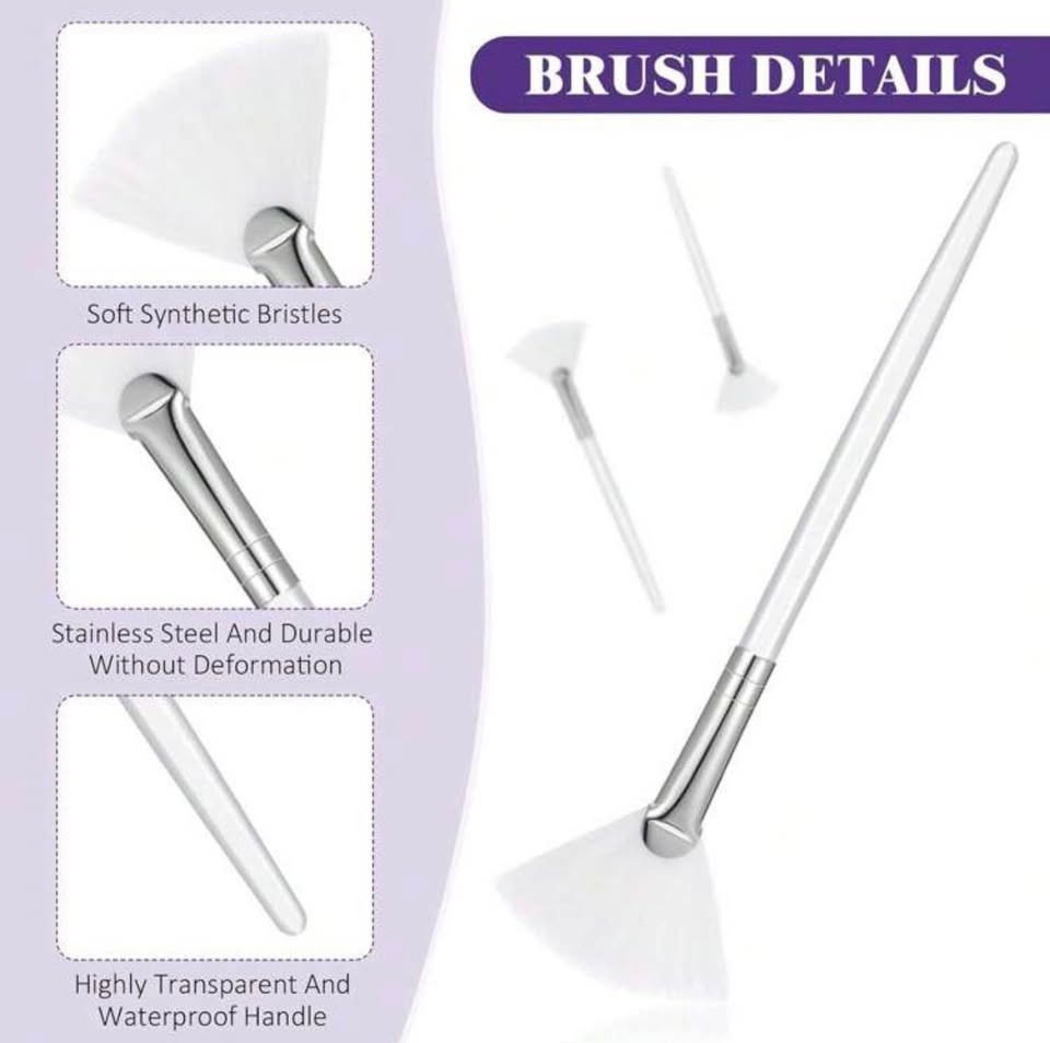 Adjustable Towel Headbands With Fan Brushes - photo 3