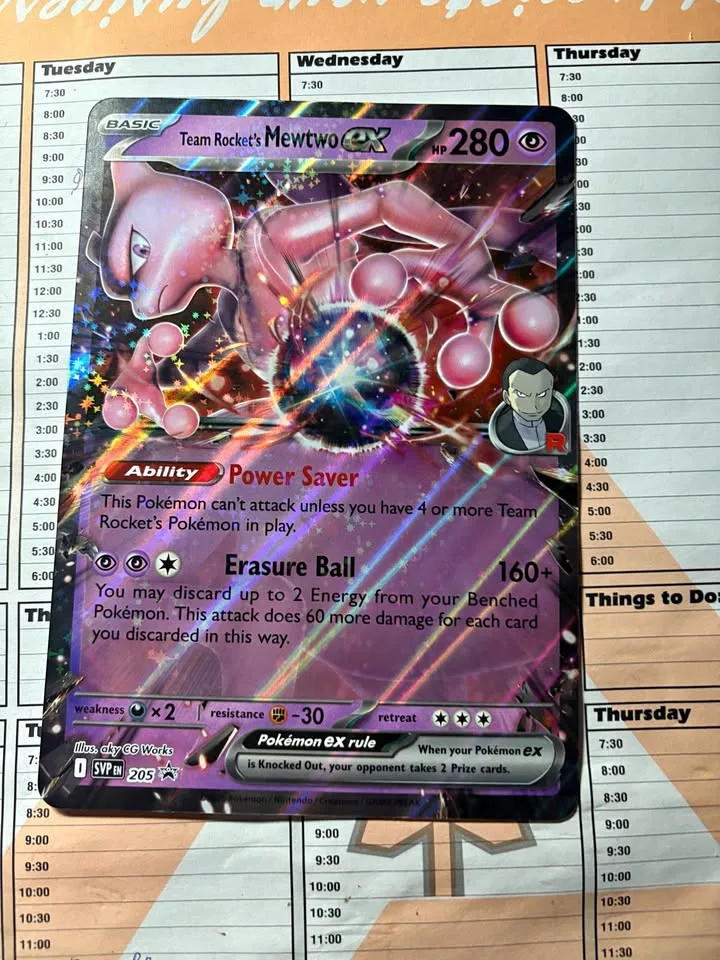 Team Rockets mewtwo Jumbo mint thumbnail