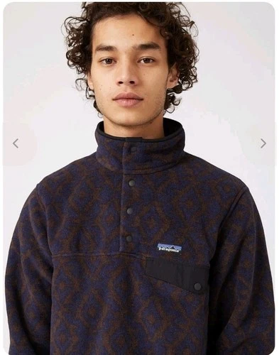 Patagonia Aztec Synchilla Fleece Jacket, Camo, Mens L - photo 2