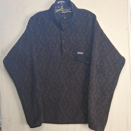 Patagonia Aztec Synchilla Fleece Jacket, Camo, Mens L - photo 3
