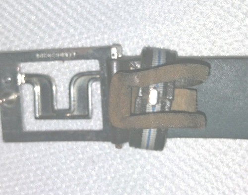 Rare J Lindeberg Leather Turquoise Belt 32” Made Italy - photo 5