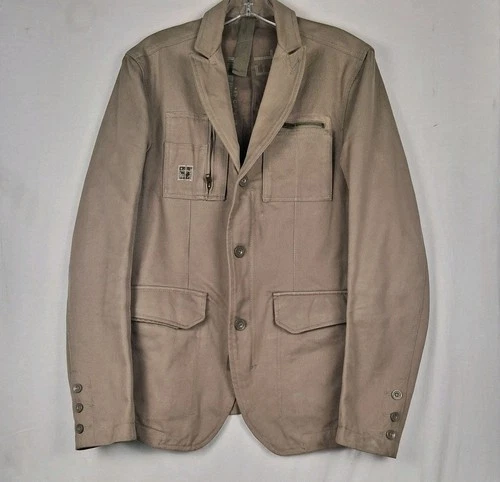Diesel Cotton Military Utility Jacket Blazer men M RARE