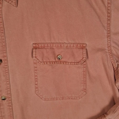 Redhead Shirt Mens XL Peach Cotton Canvas - photo 2