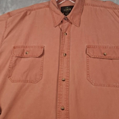 Redhead Shirt Mens XL Peach Cotton Canvas - photo 3