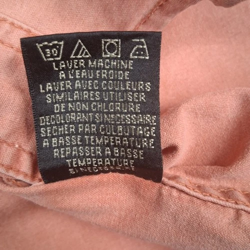Redhead Shirt Mens XL Peach Cotton Canvas - photo 5