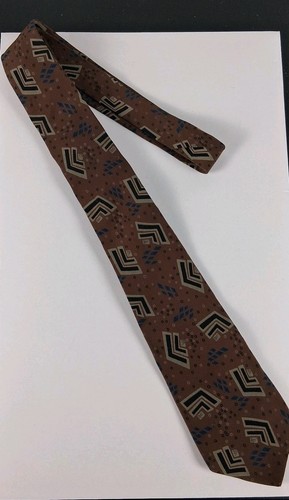 Guy Laroche Paris Men's Vintage Multicolor Silk Tie