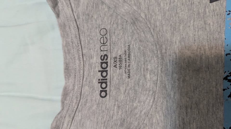 adidas neo Grey Printed Tshirt Size S-XS - photo 2