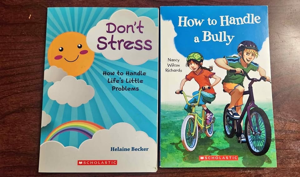 2 kids books: Don't Stress & How to Handle a Bully