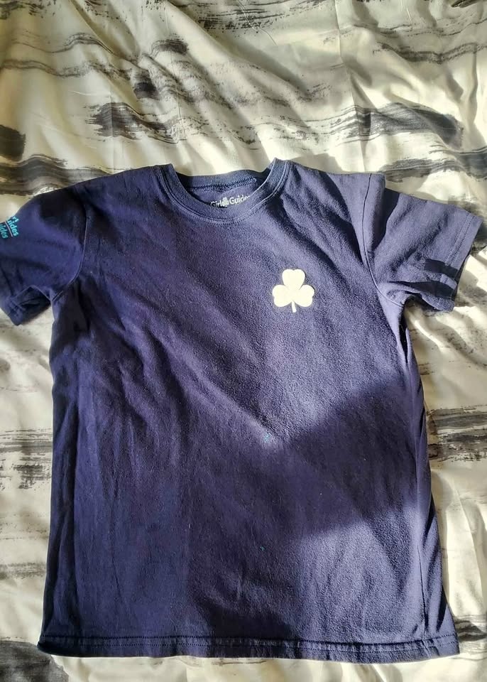 Girl Guides dark blue uniform t-shirt